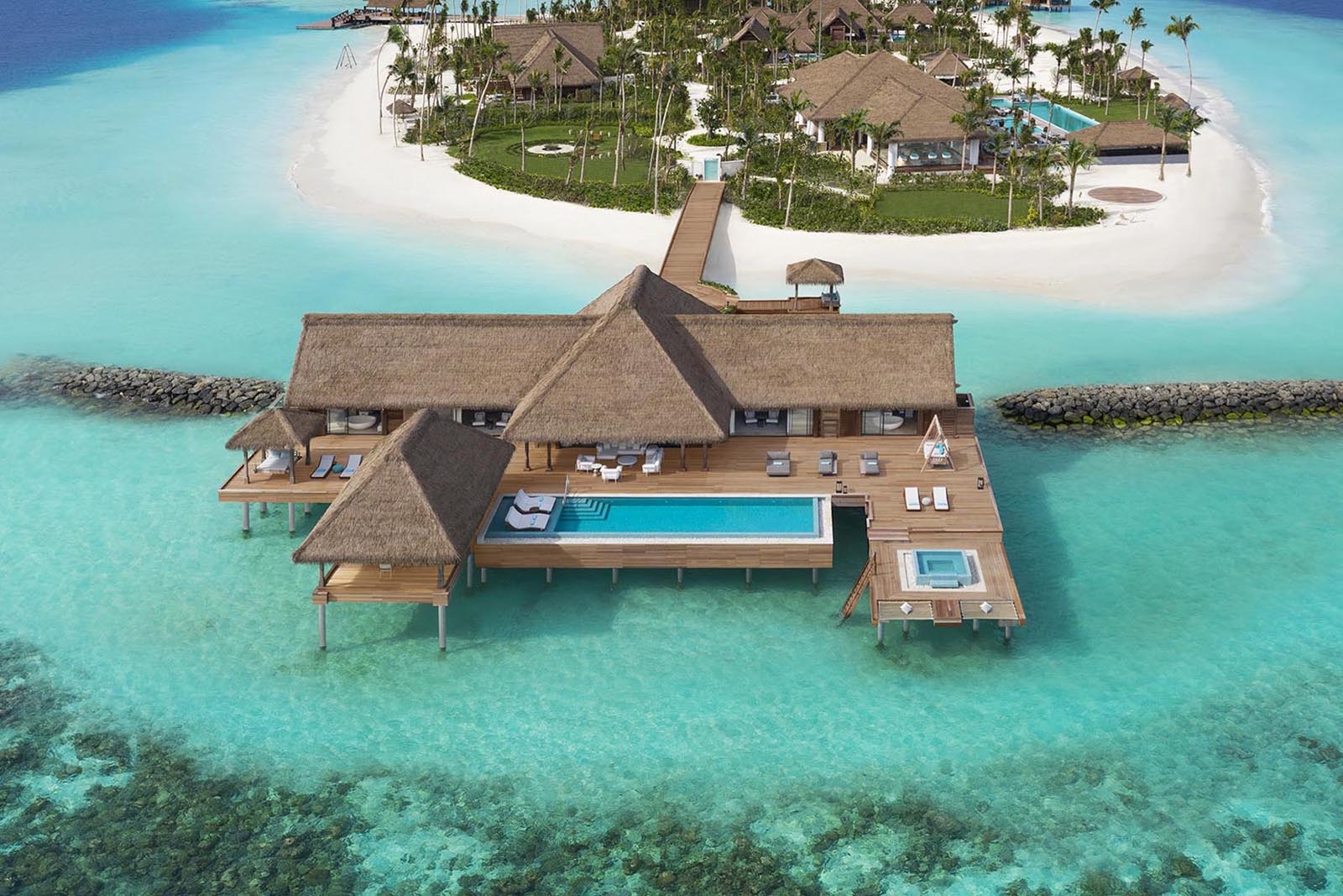 Two Queen Bedded Reef Villa with Pool